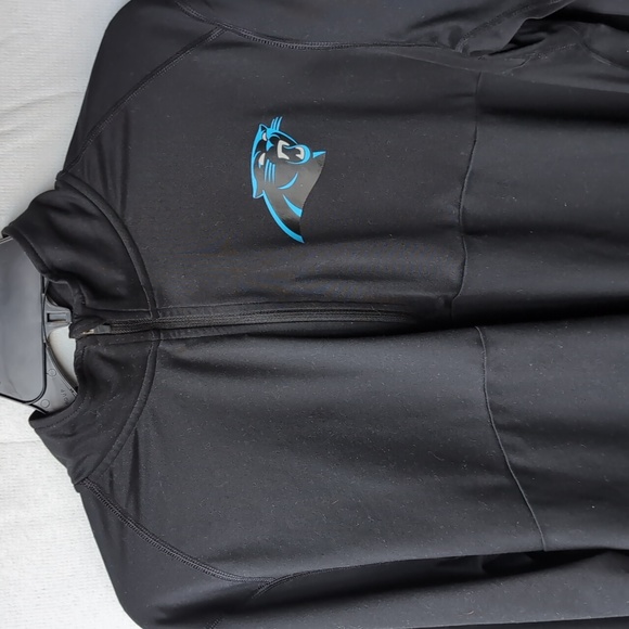 Nike Carolina Panthers Sideline Pullover Quarter Zip - Picture 5 of 6